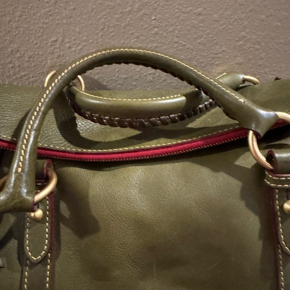 Dooney & Bourke Large Florentine Leather Satchel - Picture 3 of 12